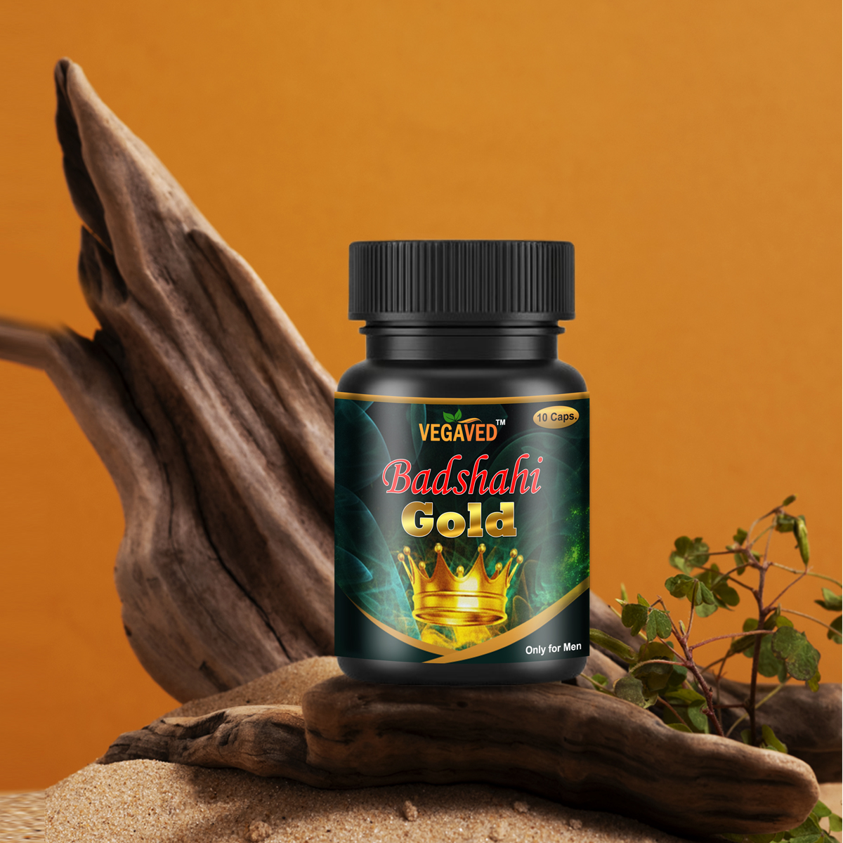 Badshahi Gold Capsule | Herbal Sexual Support Supplement | Energy, Stamina & Vitality Support | Natural Ingredients | For Men